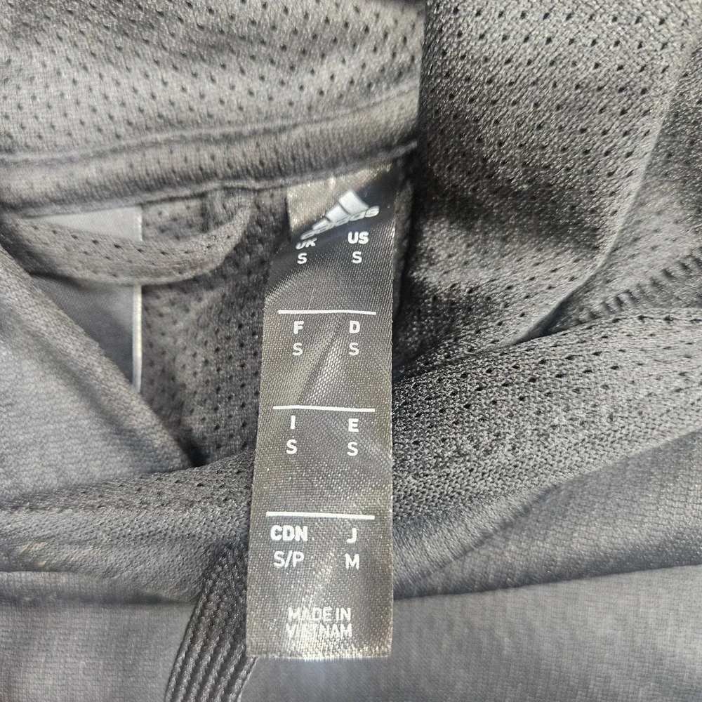 Adidas Climawarm Hoodie Mens Small Black For Creators Only Graphic Pullover